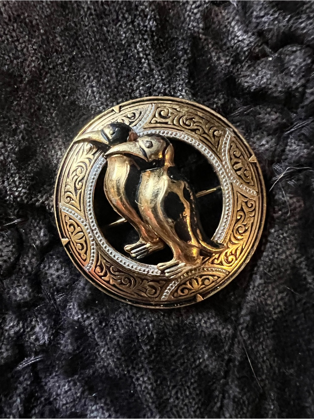 Vintage Penguin Brooch